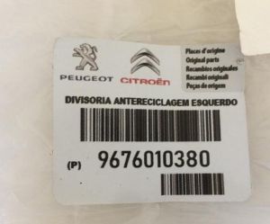 Defletor Lado Esquerdo Radiador Citroen C3 2013 a 2018