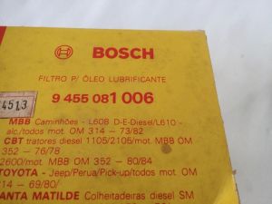 Filtro de Oleo Lubrificante Bosch