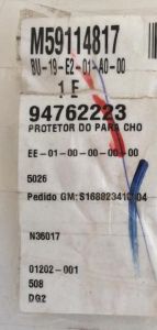 Protetor Para-choque Dianteiro Nova S10 2012 a 2016